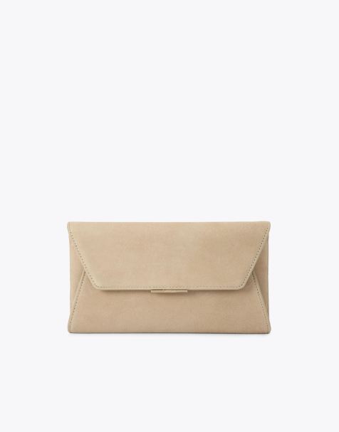 Carvela Spirited clutch in taupe - view 1