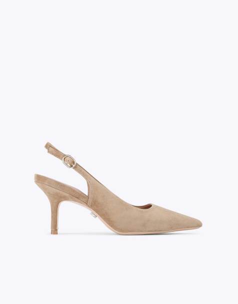 Carvela Spirited heeled shoes in taupe suede - view 1