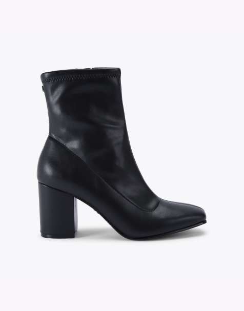 Carvela Strut mid ankle boots in black - view 1