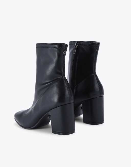Carvela Strut mid ankle boots in black, 3 of 4