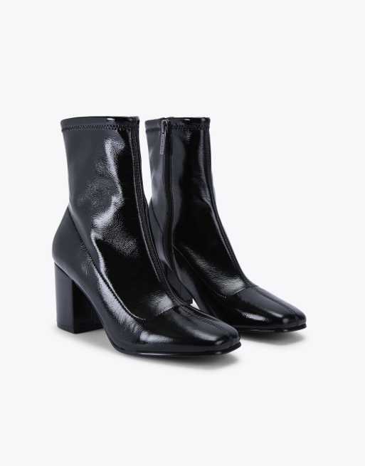 Carvela Strut mid ankle boots in black, 2 of 4