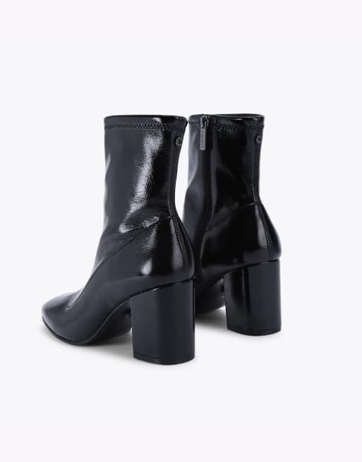 Carvela Strut mid ankle boots in black, 3 of 4