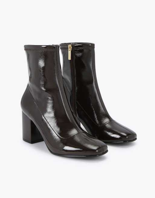 Carvela Strut mid ankle boots in dark brown, 2 of 4