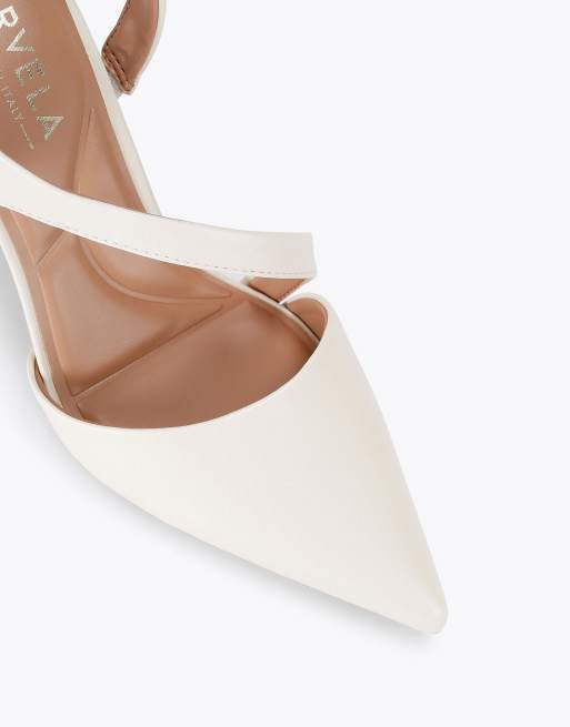 Carvela Symmetry court heeled shoes in bone, 4 of 4