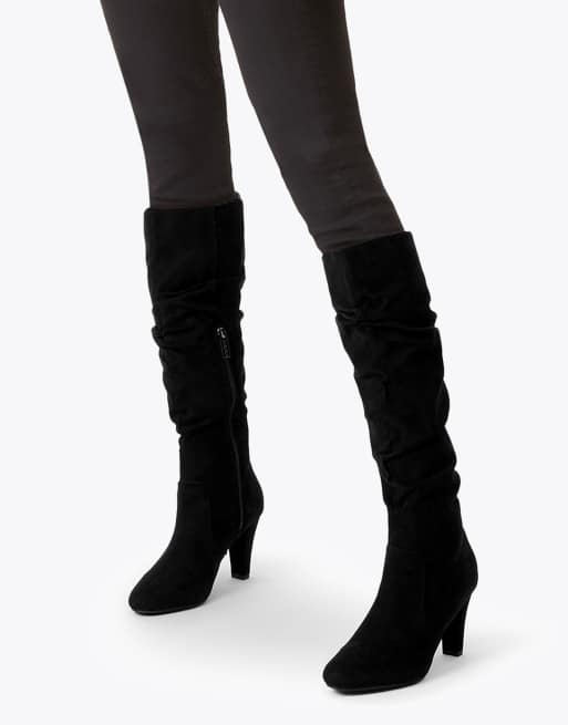 Carvela Tampa high leg knee boots in black, 4 of 4
