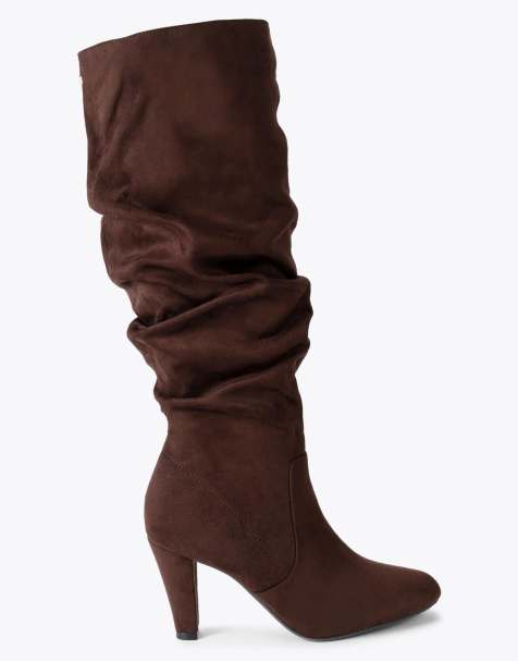 Carvela Tampa high leg knee boots in brown - view 1