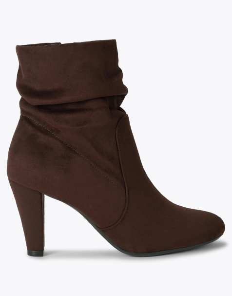 Carvela Tampa low ankle boots in brown - view 1