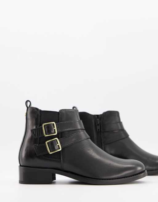 Carvela black 2025 leather ankle boots