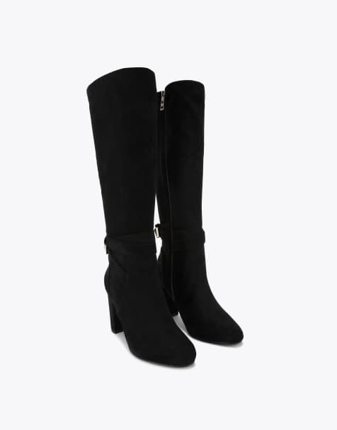 Carvela Tempt high leg knee boots in black - view 1