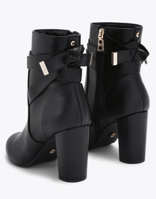 Carvela Tempt low ankle boots in black combination, 3 of 4