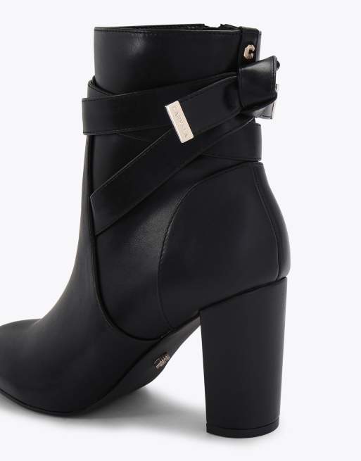 Carvela Tempt low ankle boots in black combination, 4 of 4