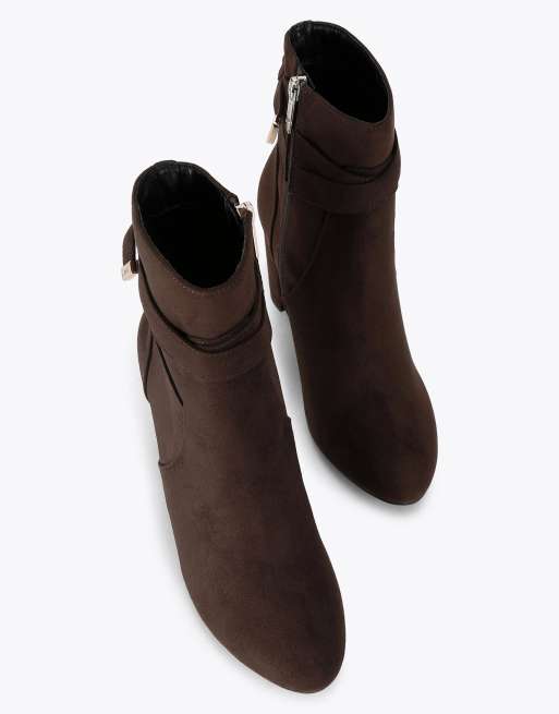 Carvela Tempt low ankle boots in brown, 2 of 4