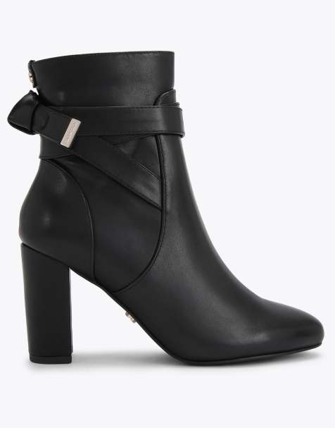 Carvela Tempt wide fit low ankle boots in black combination - view 1