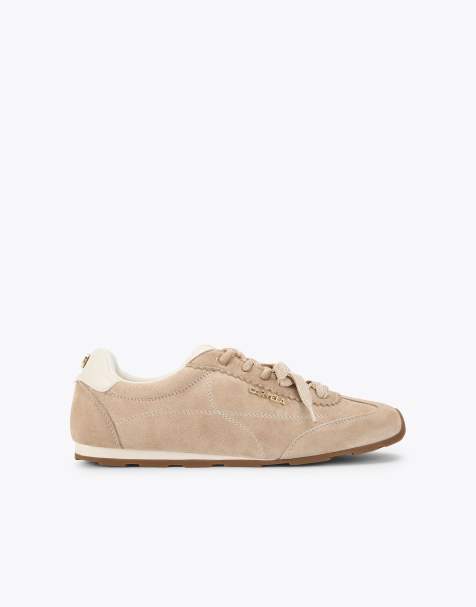 Carvela Tivoli sneaker trainers in beige - view 1