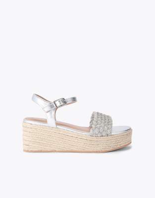  Treccia flatform flat sandals 