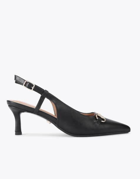 Carvela Valentina court heeled shoes in black - view 1