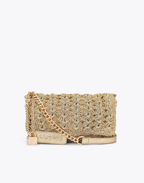 Carvela Valeria crossbody bag cross body in gold - view 1