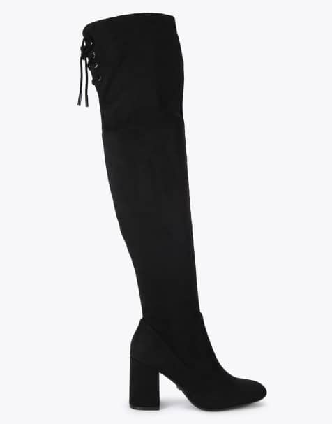 Carvela Vito otk knee boots in black - view 1