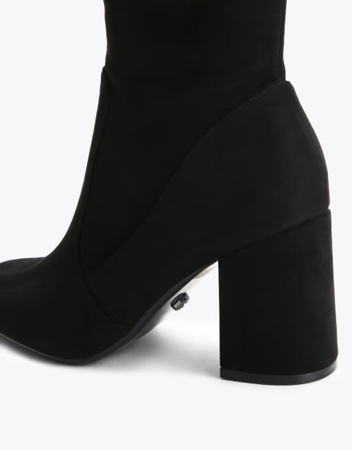Carvela Vito otk knee boots in black, 4 of 4