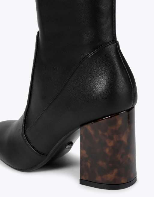 Carvela Vito otk over the knee boots in black combination, 4 of 4