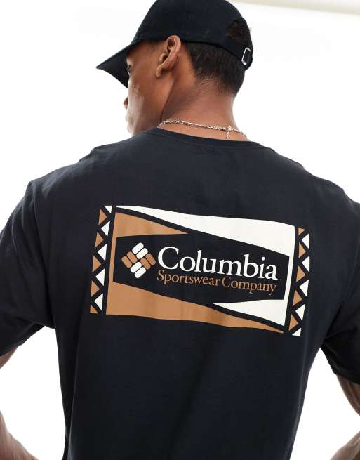 Cascades t-shirt i sort fra Columbia North
