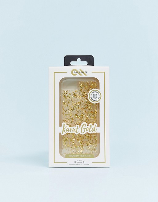 Case-mate karat gold iphone 8/7/6 case