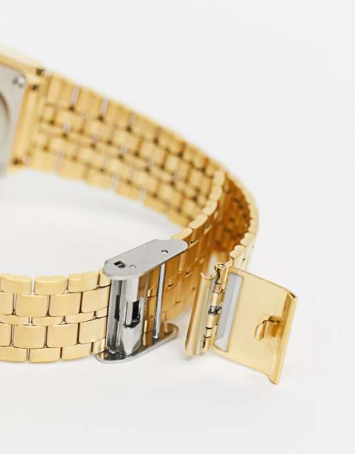 Casio A159WGEA-1EF gold digital bracelet watch, 4 of 4