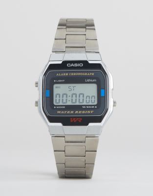 casio silver bracelet watch