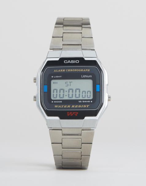 Casio - A163WA-1QES - Montre-bracelet à affichage digital - Argenté