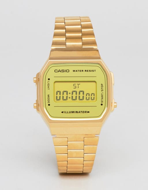 Casio a168w outlet gold