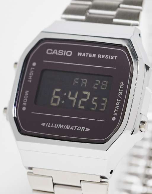 Casio a168w 2025 black mirror