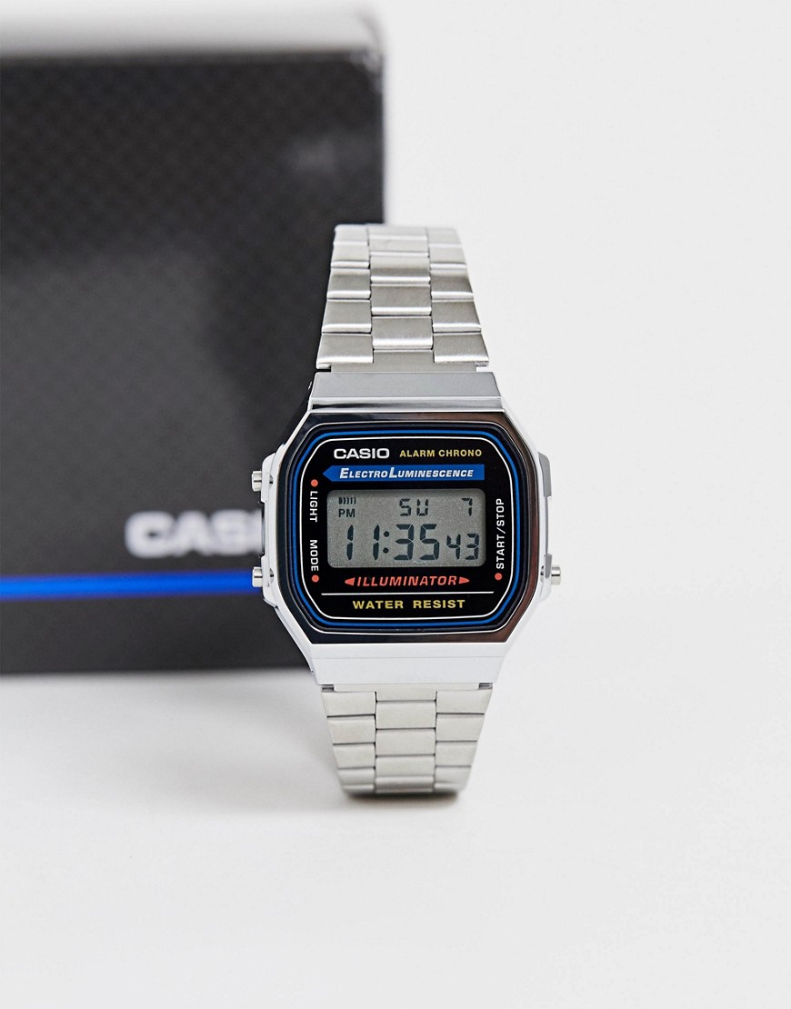 Casio – A168WA-1YES – Digitalt armbandsur-Silver