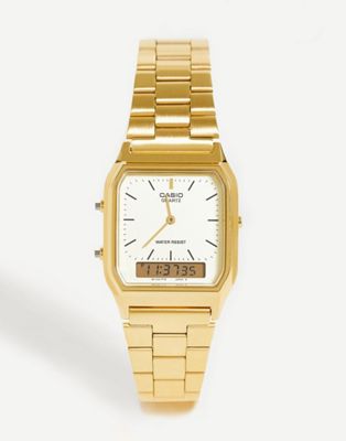 Casio AQ-230GA-9DMQYES digital bracelet watch - ASOS Price Checker