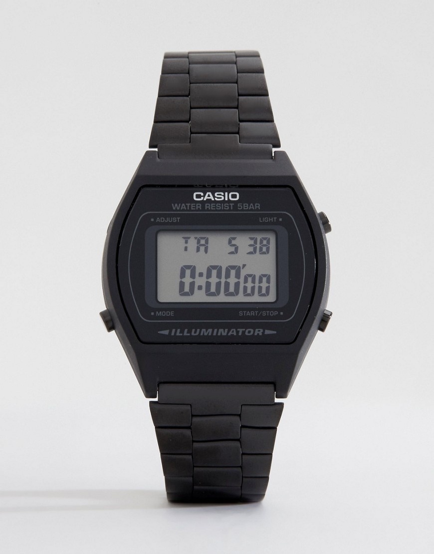 Casio - B640WB-1AEF- Digitaal roestvrij stalen horloge in zwart