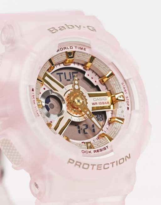 Rose gold discount baby g watch