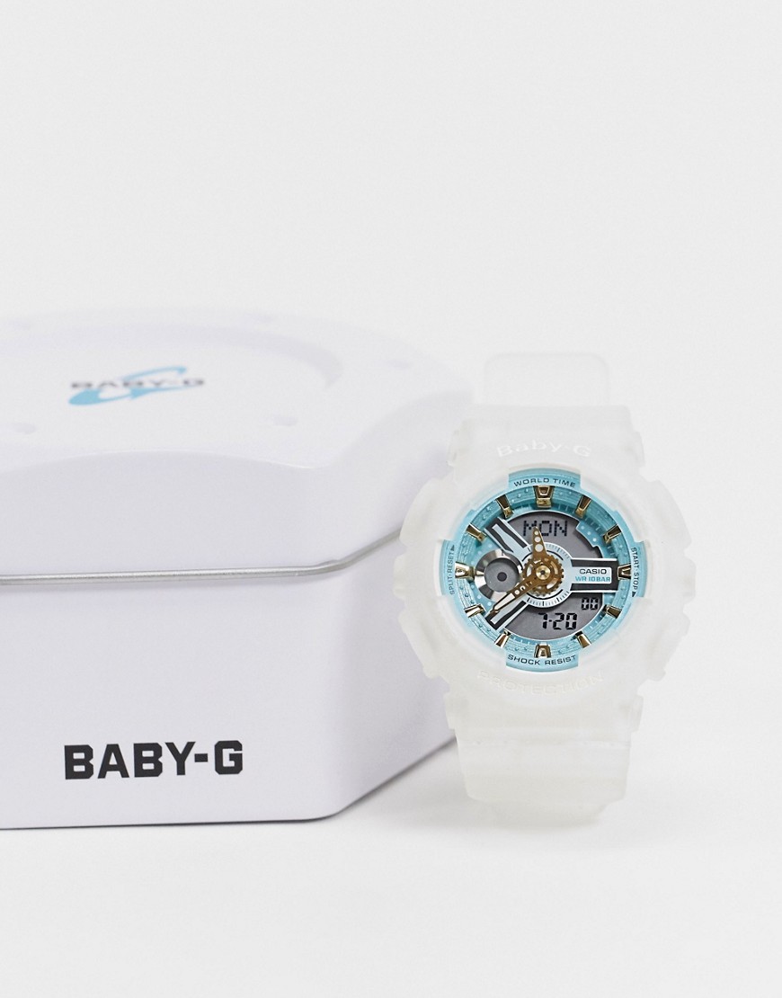 Casio - Baby G BA-110SC-7AER - Kunststof horloge in wit