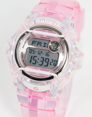 Casio Baby G silicone watch in pink