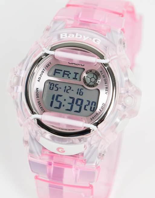 Baby g watch pink sale