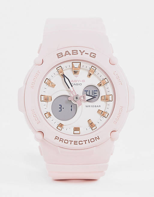 Casio Baby-G Womens Silicone Watch In Pink | Asos