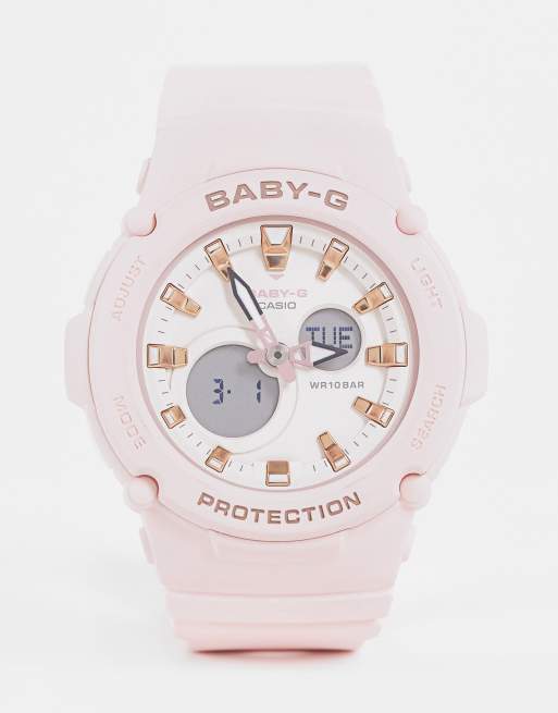 Light pink hotsell baby g shock