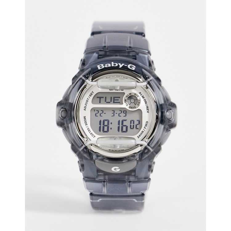 Baby g store transparent watch