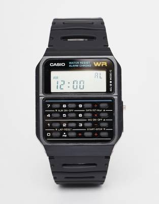 Casio – CA-53W-1ER – Armbanduhr mit Taschenrechner | ASOS
