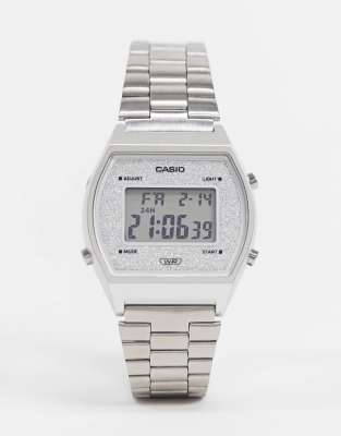 casio silver watch