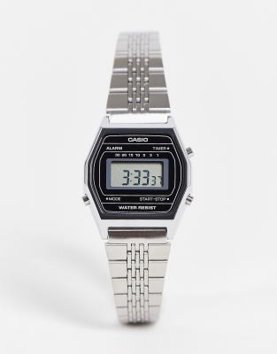 Casio Digitale Unisex Armbanduhr im Vintage Design in Silber LA690WEA 1EF ASOS