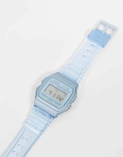 Casio - F- 91WS-2 EF - Digitalt ur i blåt, 3 af 4