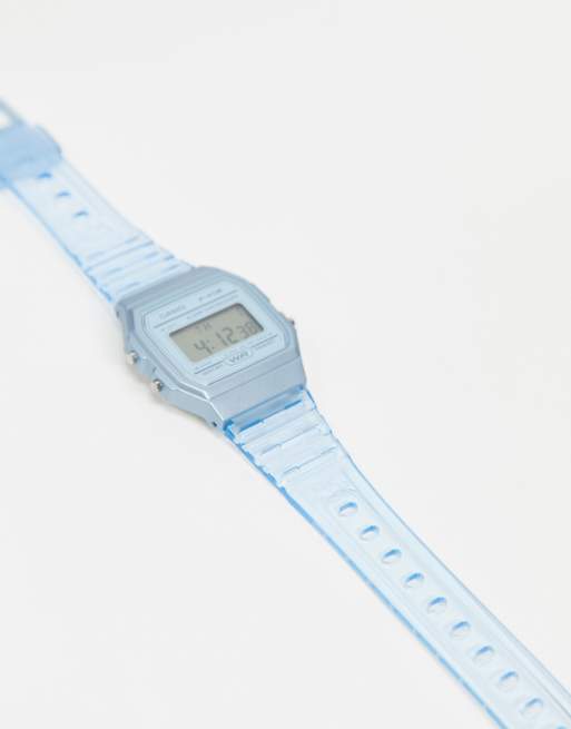 Casio – F-91WS-2EF – Niebieski zegarek cyfrowy, 4 z 4