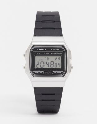 Casio Men's Digital Fishing Gear Green Resin Strap Watch 48mm In Black