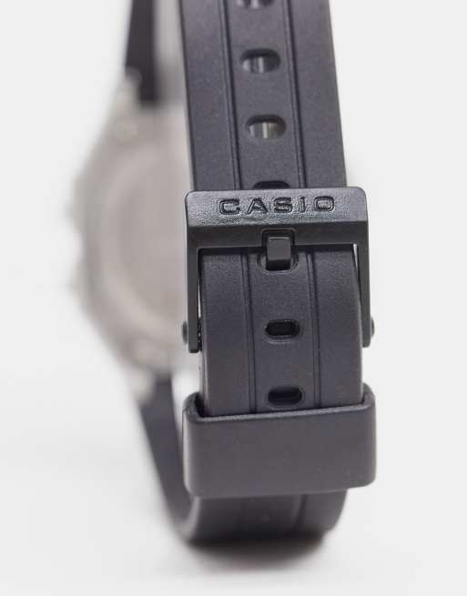 Casio - F91WM-7A - Digitalur med silikonerem i sort/sølv, 2 af 4