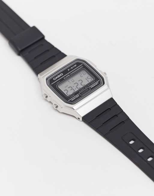 Casio - F91WM-7A - Montre numérique avec bracelet en silicone - Noir/argenté, 4 de 4