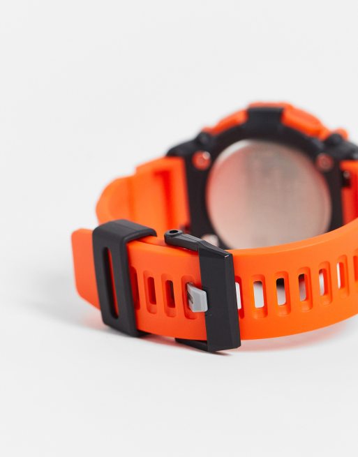 Casio G Shock unisex silicone watch in orange GA-2200M-4AER | ASOS